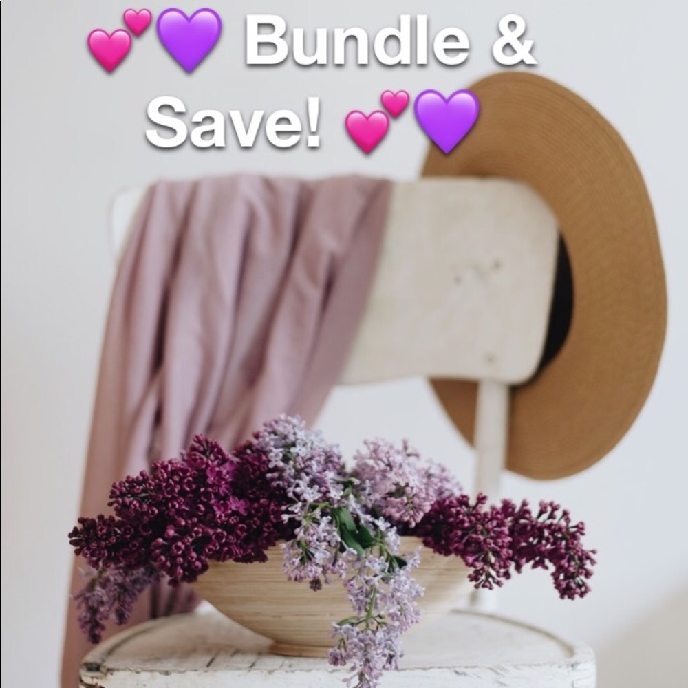 💕💜 Bundle and save 2 or more 15% off! 💕💜